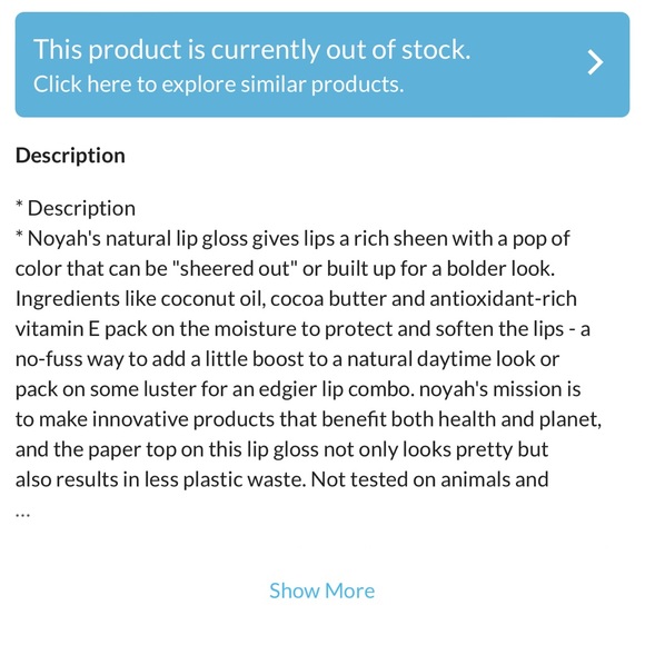 Starling by Noyah natural lipgloss - Picture 11 of 11